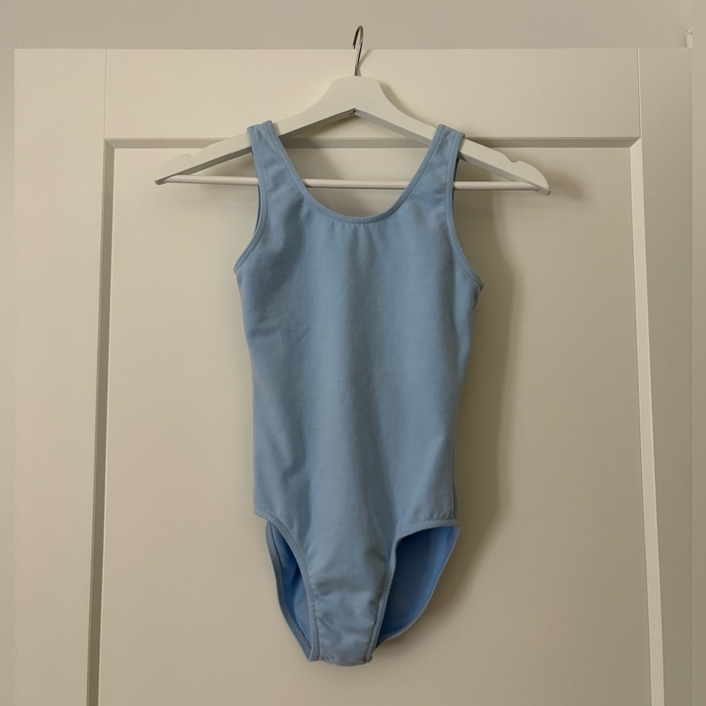 Mondor Women’s Light Blue Leotard for Dance, Gymnastics, or Exercise